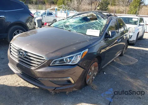 2015 Hyundai Sonata Limited z USA, uszkodzony, nr VIN 5NPE34AFXFH121833